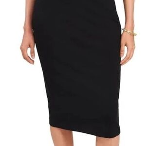 Vince Camuto Black Pencil Skirt
